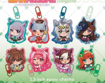 UMA MUSUME acrylic epoxy keychain charm