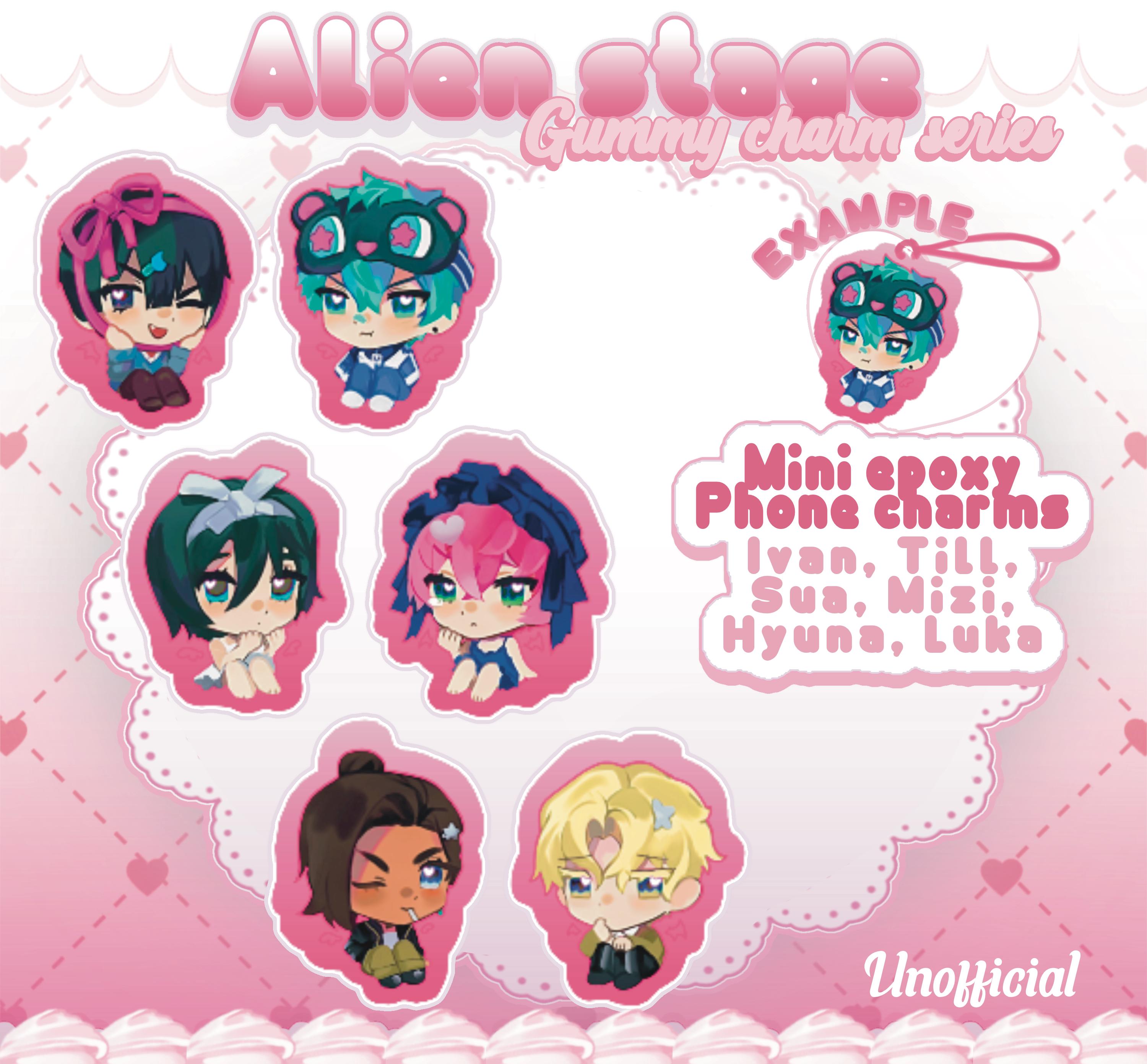 KL限定 ALIEN STAGE ヒョナ ルカ phone charm KL限定 ALIEN STAGE