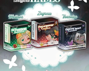 HADES HADESII unofficial | Melinoe Thanatos Zagreus | Metal tin badge | Preorder