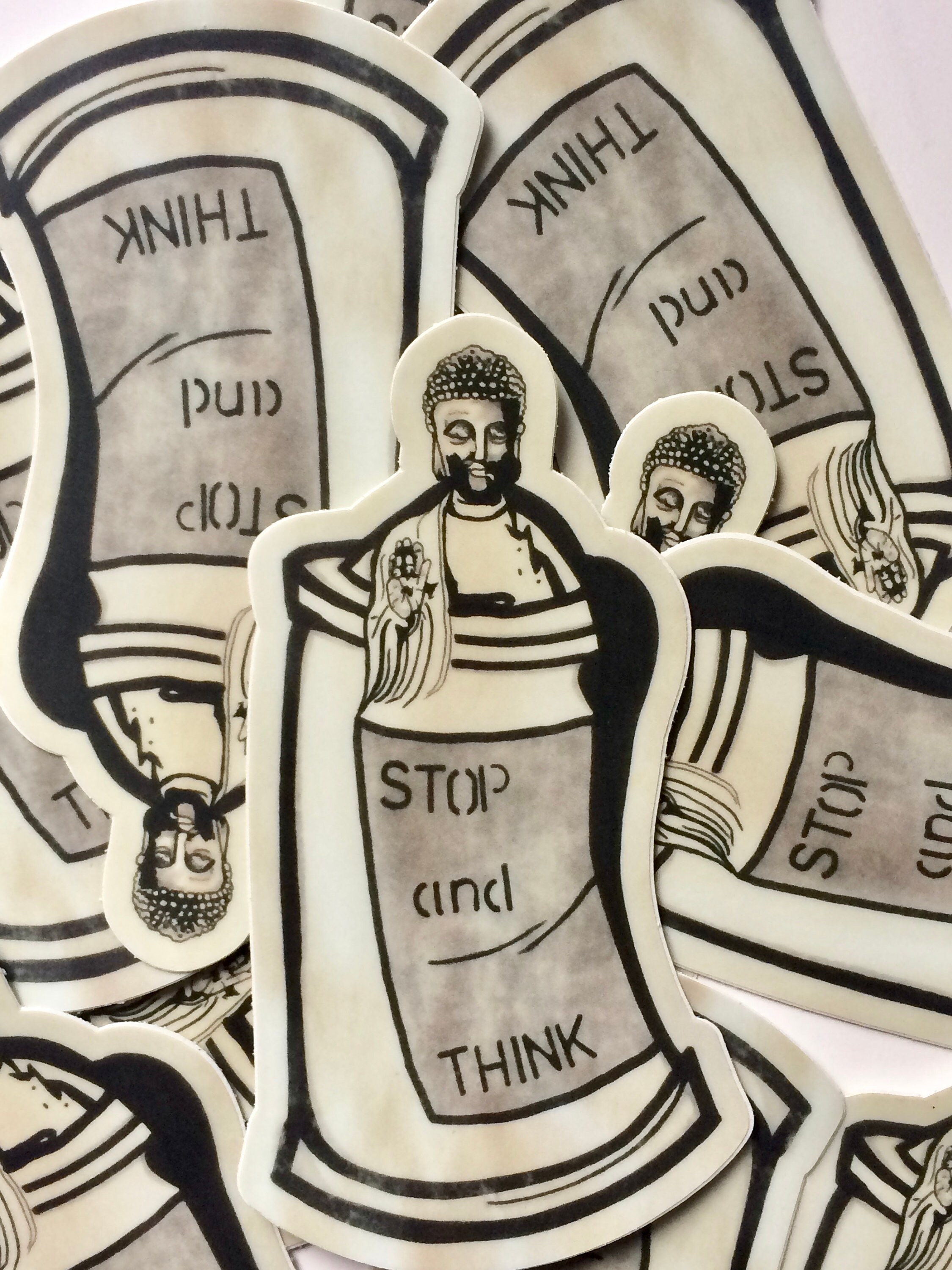 Buddha Sticker - Etsy