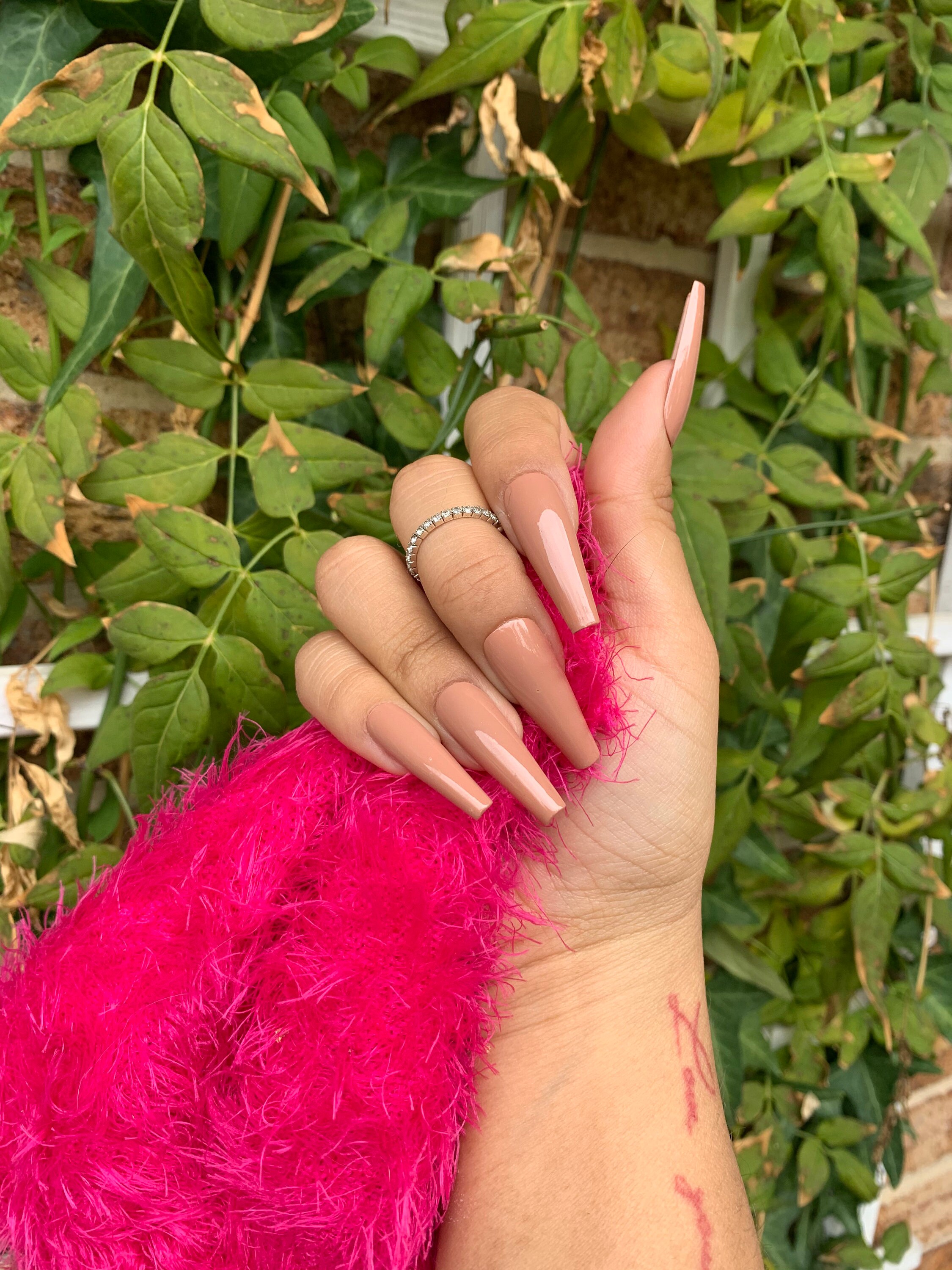 Brandy Press On Nail Set glossy
