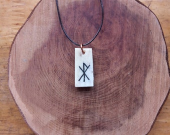Antler Pendant "Give Love" bindrune