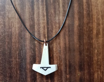 Thor's Hammer "Mjollnir" from organic cattle bone