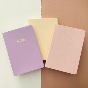 Nuovo taccuino con copertina morbida pastello, blocco note con copertina in similpelle, diario portatile, diario, carta a righe, album, cancelleria, formato A6, da viaggio, estetico