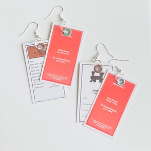 Mini cartes de propriétés de jeu de société
