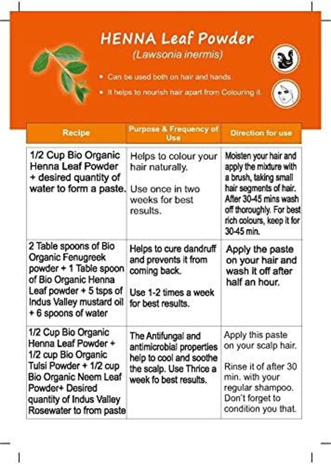 Henna Powder For Hair UK Mehndi Pure Organic Certified Henna Etsy