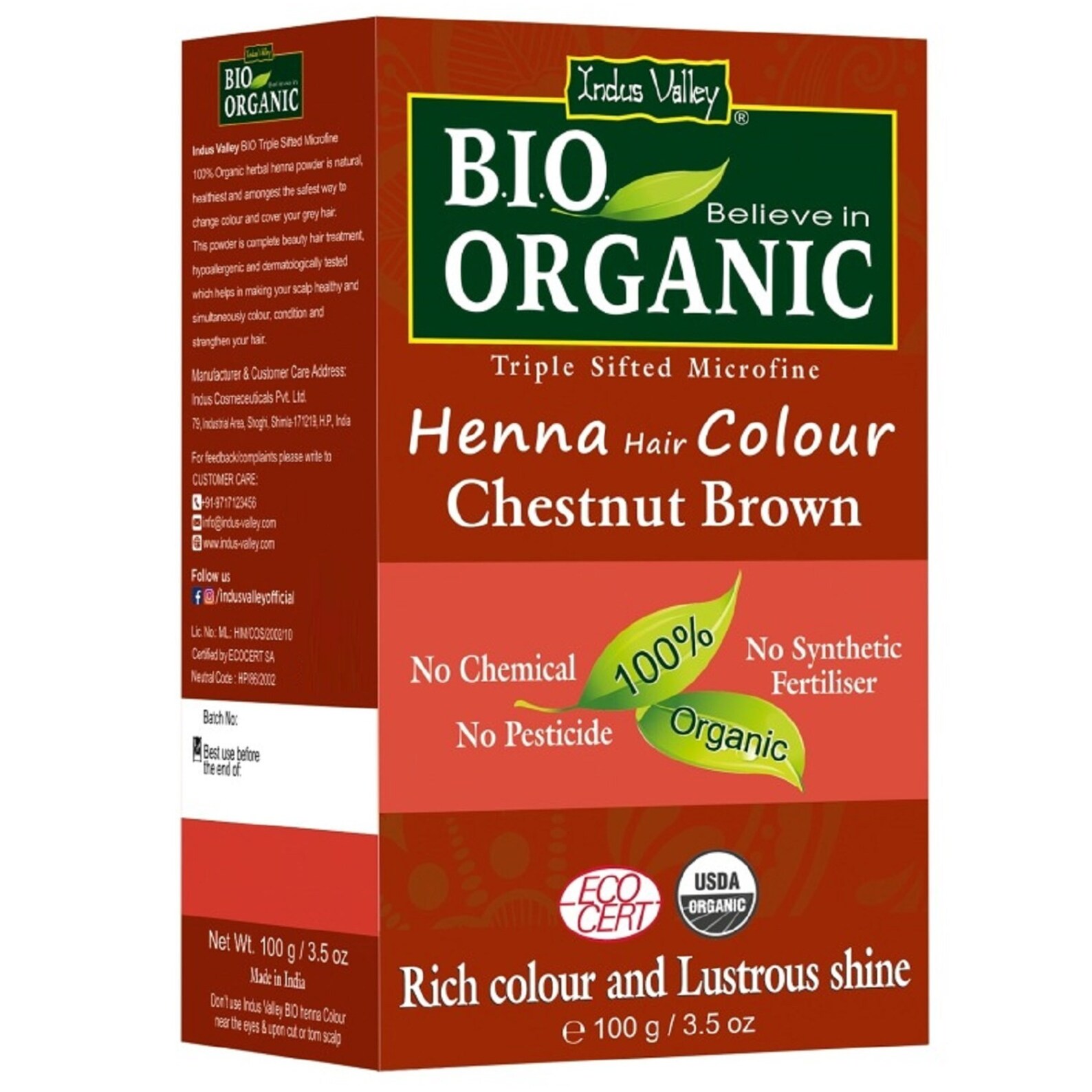 Henna Hair Dye 100 Chemical Free Colour UK Stock Mehndi Vegan Etsy