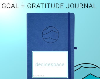 Goal and Gratitude Journal | BUY 1, GIVE 1! | Monthly Planner + Weekly Planner + Undated + Lined Journal + Tear-Out Thank You Cards