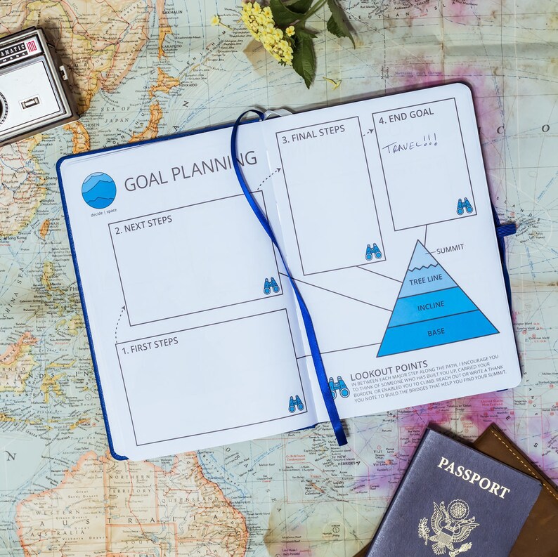 Goal and Gratitude Journal BUY 1, GIVE 1 Monthly Planner Weekly Planner