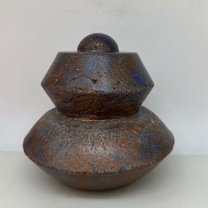 Brutalist stained concrete sculpture/Tabletop concrete sculpture/Minimalist tabletop concrete art/Large UAP #03