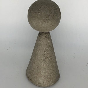 Contemporary concrete tabletop sculpture/Minimalist concrete tabletop sculpture/Contemporary small concrete sculpture/Portal
