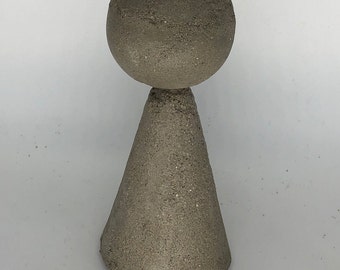 Contemporary concrete tabletop sculpture/Minimalist concrete tabletop sculpture/Contemporary small concrete sculpture/Portal