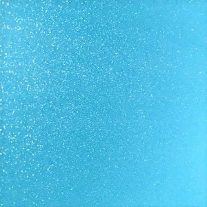 2 BOGEN GLITTERPAPIER BLUE (Neon), self-adhesive, 230 g, A4 plus free card