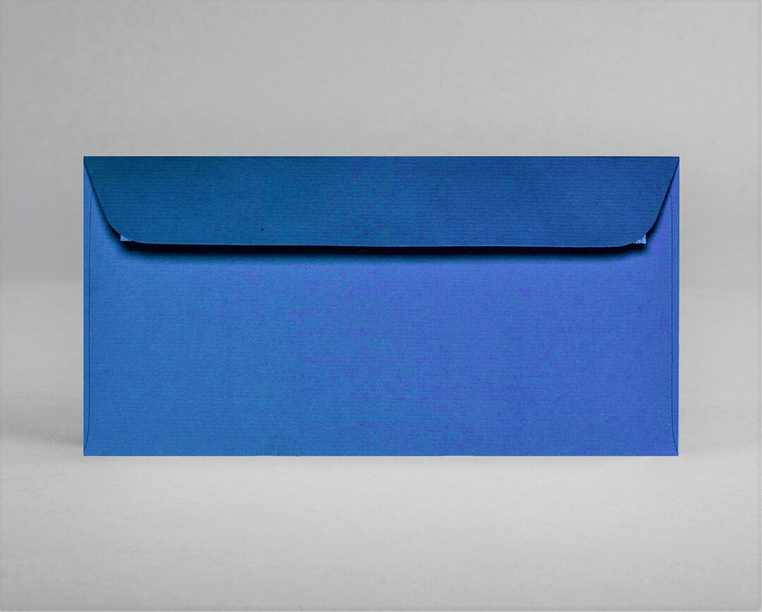 ROYAL BLUE : Lot de 5 enveloppes DIN long, C6/5, 22,4 x 11,4 cm ...