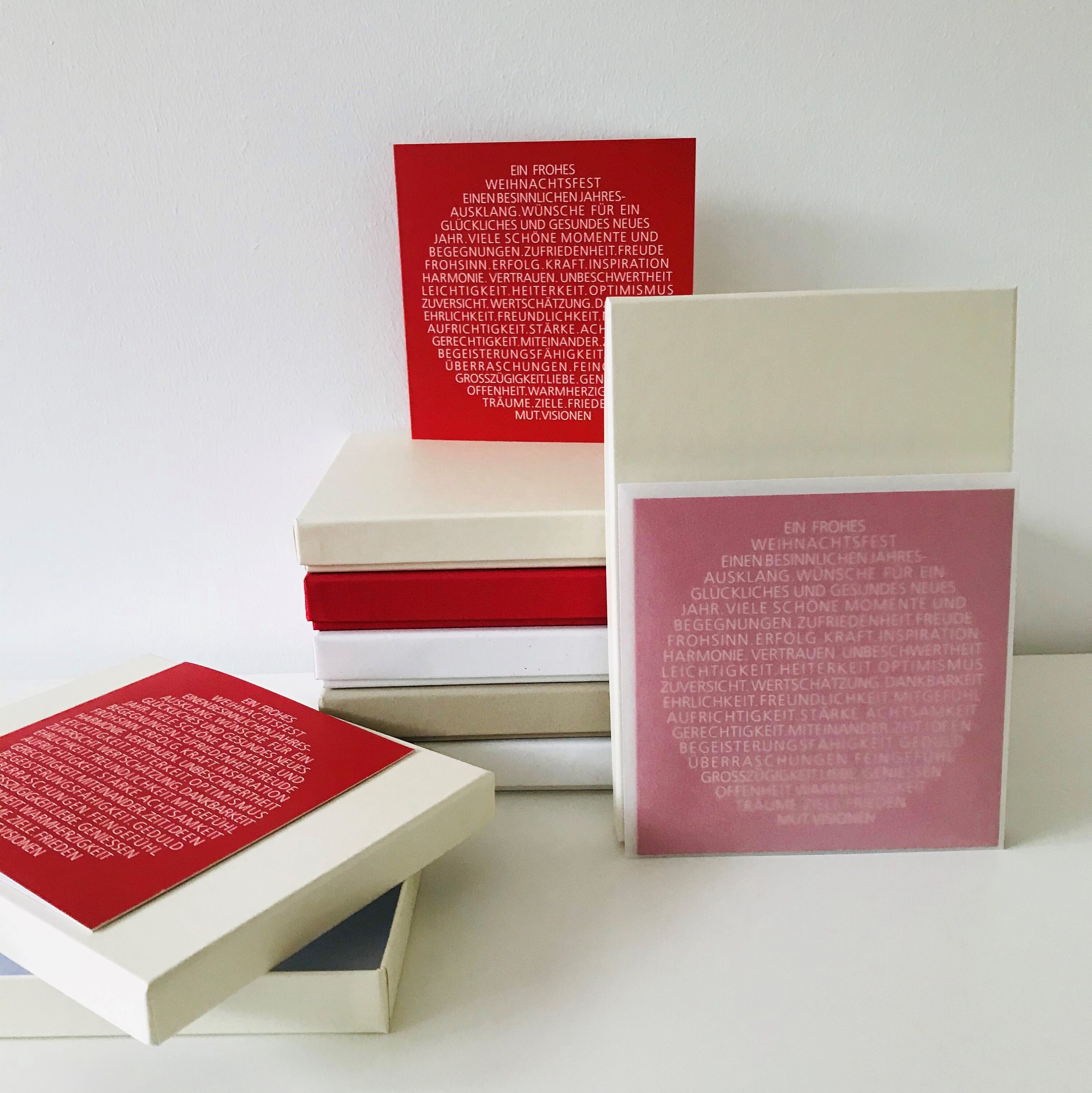 Individually Embossed Photo Boxes, Gift Boxes, Boxes, 23 X 16.5 X 2.5 Cm  DIN C5, Kraft Paper With White Core 