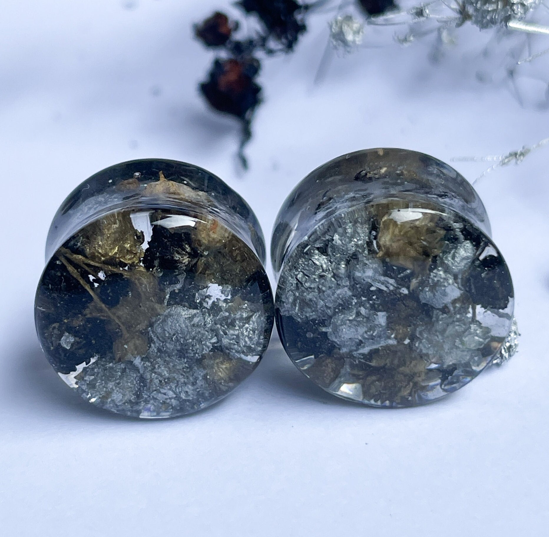 Tunnel Auricolari In Acciaio Inossidabile Nero - Tappi - Foto 7