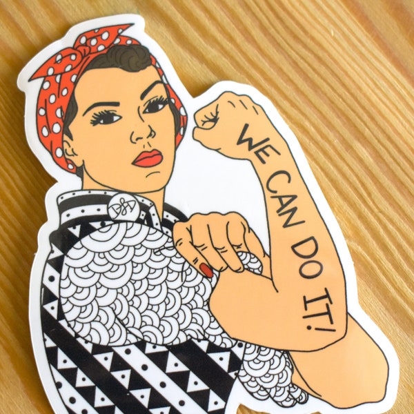 Rosie the Riveter Sticker | We Can Do It!