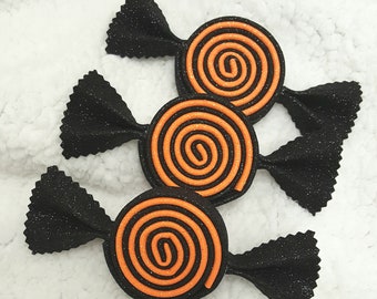 Faux bonbons en mousse scintillants d'Halloween, attachement/embellissement de couronne