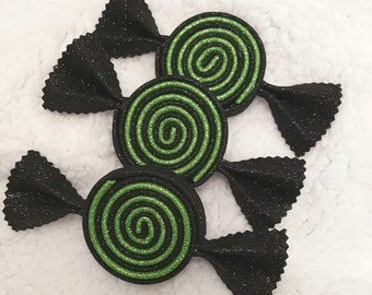 Faux bonbons en mousse scintillants d'Halloween, attachement/embellissement de couronne