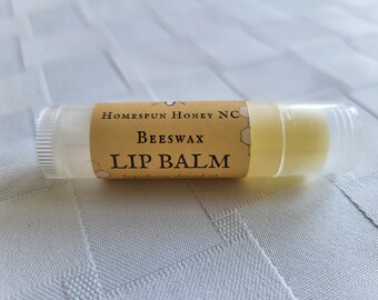 Beeswax Lip Balm with Peppermint Essential Oil