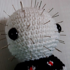 Hellraiser PinHead Cenobite Amigurumi Doll Stuffed Toy