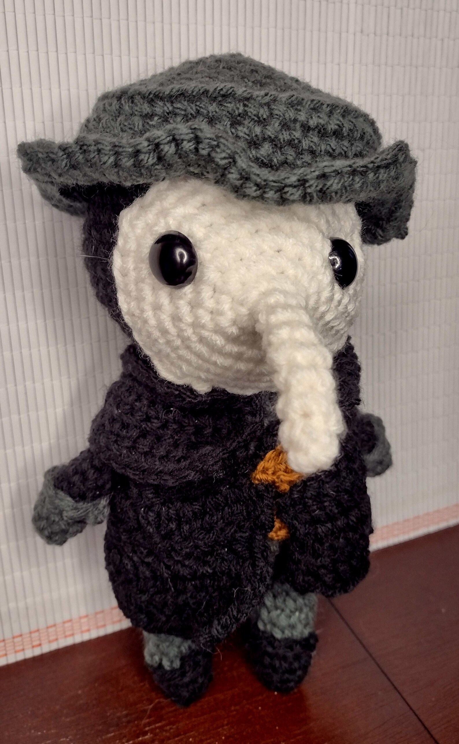 Plague Doctor Amigurumi Stuffed Plush | Etsy