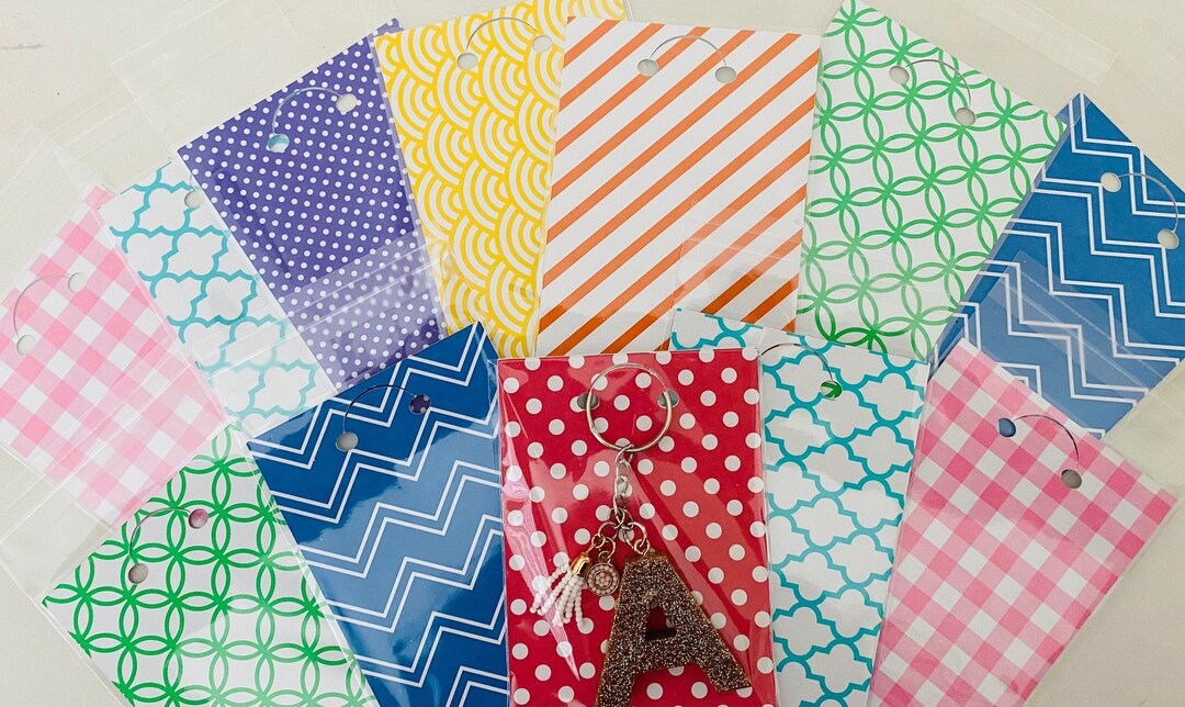 Keychain Display Packaging Cards Sets Etsy