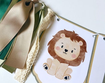 Safari 1st Birthday - Wild One 1st Birthday - Safari High Chair Banner - Wild One Decor - 1st Wild One Birthday Banner - Jungle 1st Birthday