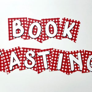 Book Tasting Classroom Banner - Reading Banner - Teacher Classroom Banner - Teacher Gift - Reading is always a good idea - Library Banner