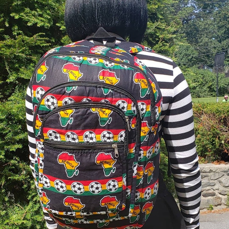 Afropack Backpack Made in Ghana West Africa Etsy