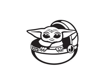 Baby Yoda Clip Art Etsy Canada