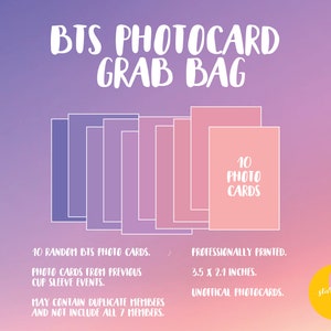 BTS Photocard Grab Bag