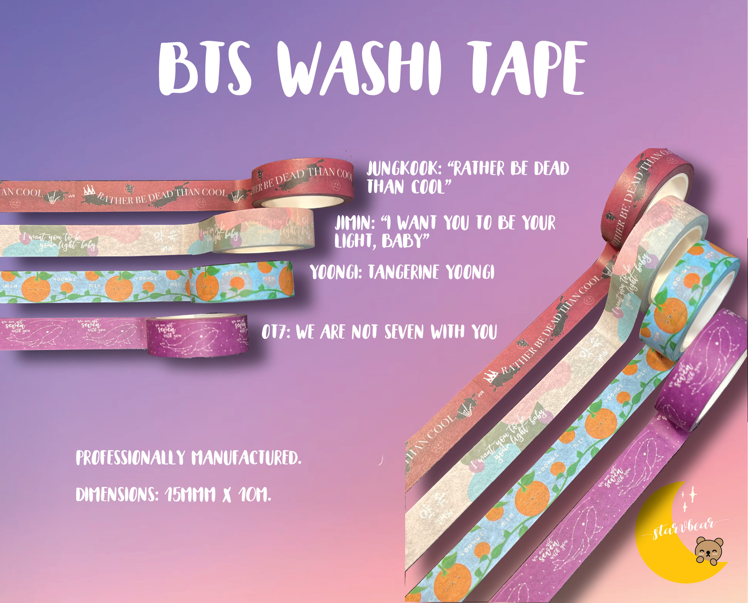 Bts Tape - Etsy