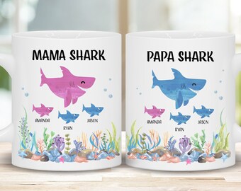 mama shark mug