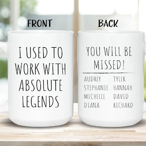 Coworker Leaving Coffee Mug, Funny Retirement Gift For Women Men, Co-worker Goodbye Mug, Farewell Coworker, Leaving Job Gift, Good Luck Bye