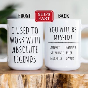 Coworker Leaving Coffee Mug, Funny Retirement Gift For Women Men, Co-worker Goodbye Mug, Farewell Coworker, Leaving Job Gift, Good Luck Bye