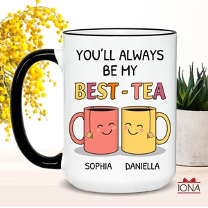 Personalized Best Friend Gift, Custom Best friend mug, Bestie Friendship mug, Friend Birthday present, Christmas Gift, Long Distance Gifts