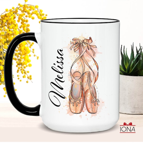 Ballerina Mug, Gift for Ballerina, Gift for Women,Custom Ballerina Gifts, Dancer Gift, Ballet Gift, Dance Teacher Gift, Gift for Dancer