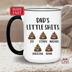 Funny Dad Mug, Personalized Gift for Dad for Fathers Day, Personalized Dad Mug, Custom Dad Mug, Best Dad Coffee Mug, Dad Birthday Gift