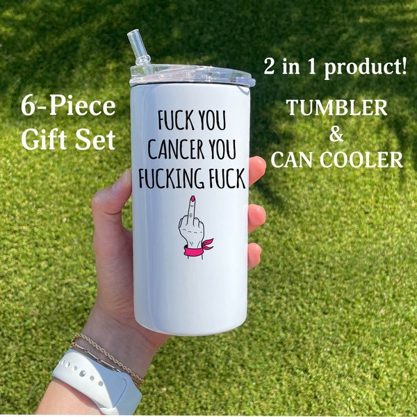 Fuck You Cancer You Fucking Fuck, Breast Cancer Awareness, Cancer Encouragement Warrior duozie, Cancer Fighter Gift, Cancer Survivor Tumbler