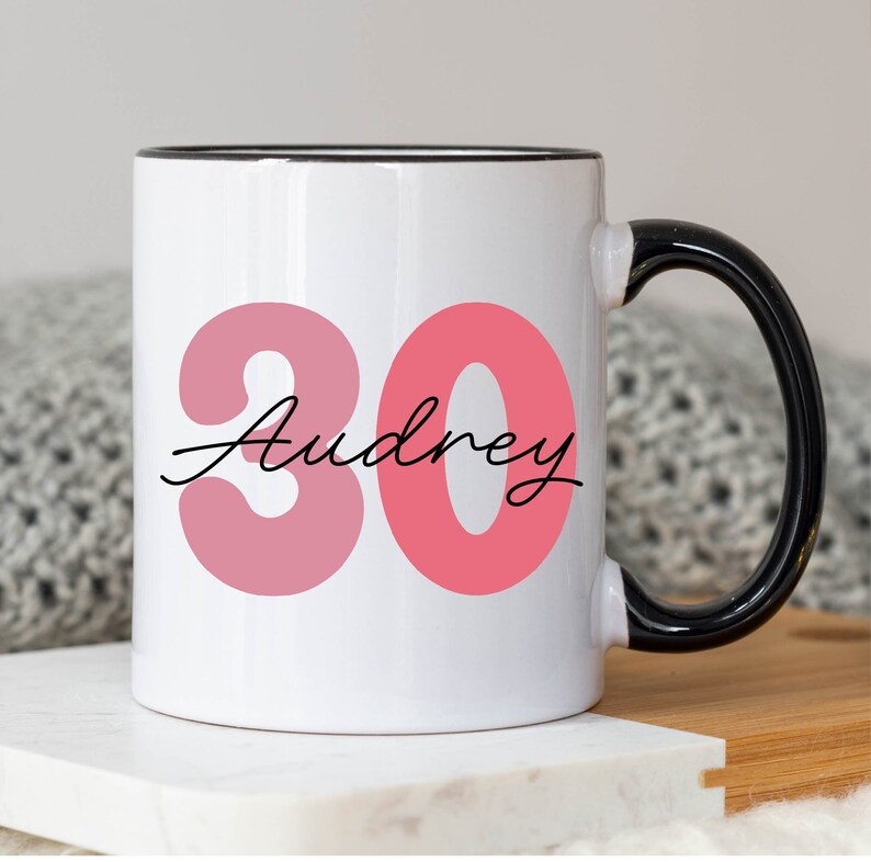 In My Thirties Era 30th Birthday Gift Coffee Mug Personalized My 30's
