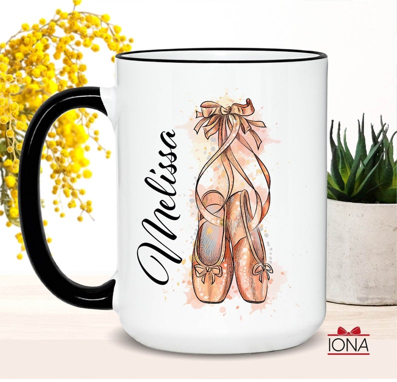 Ballerina Mug, Gift for Ballerina, Gift for Women,Custom Ballerina Gifts, Dancer Gift, Ballet Gift, Dance Teacher Gift, Gift for Dancer image 1