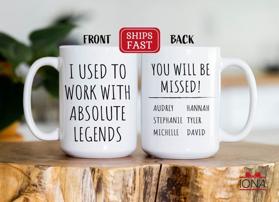 Coworker Leaving Coffee Mug, Funny Retirement Gift For Women Men, Co-worker Goodbye Mug, Farewell Coworker, Leaving Job Gift, Good Luck Bye