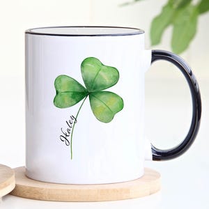 Personalized Shamrock Coffee Mug: Lucky Irish Gift bild 9