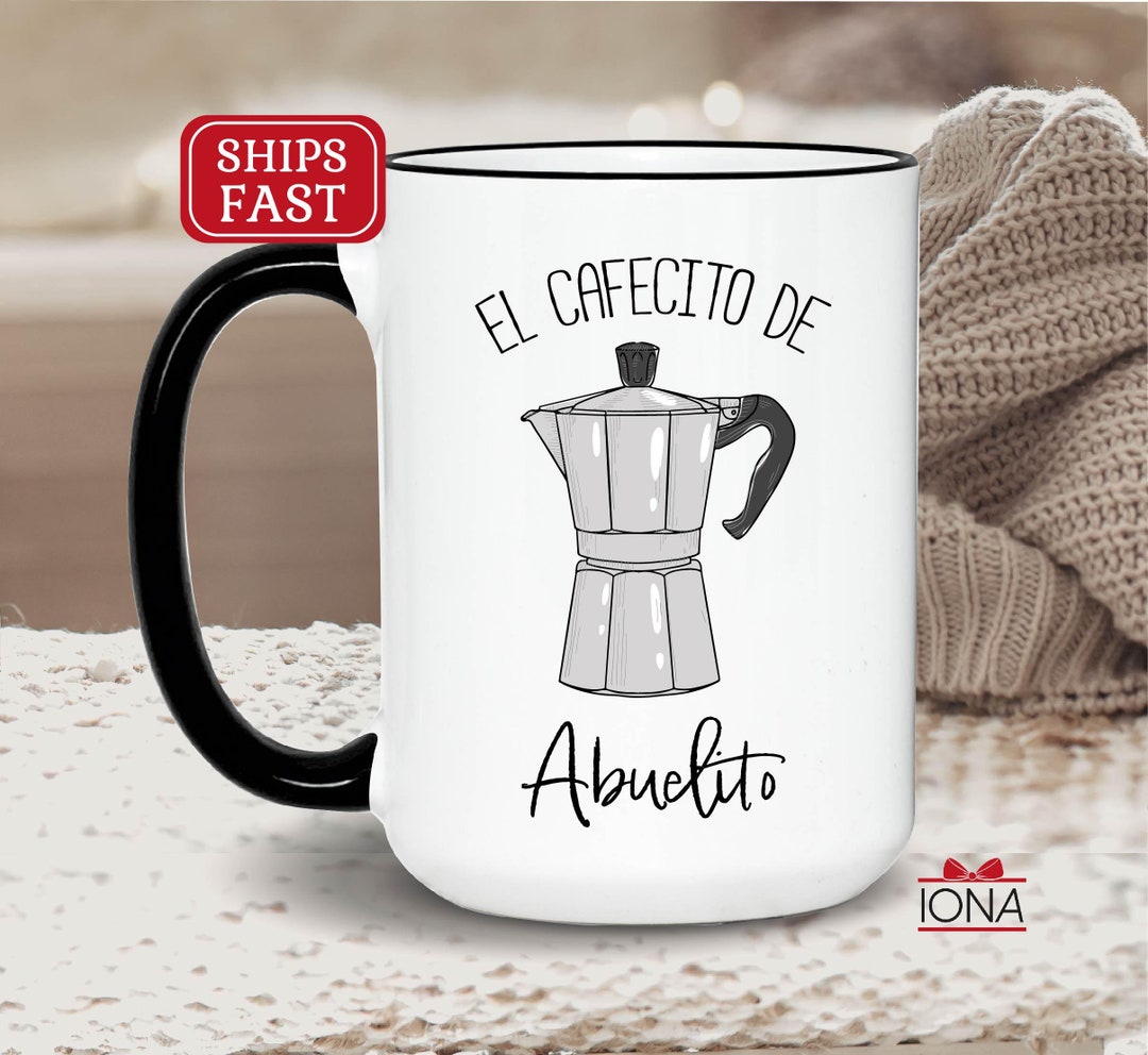 Ahuevo Cafecito Cafecito De Abuelo Mug: Abuelito Coffee Gift - Etsy