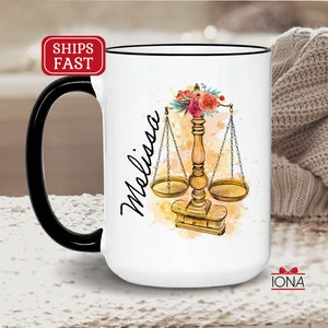 Custom Lawyer Gift, Lawyer Mug, Law Student Gift, Law School Graduation Gift, Attorney Paralegal Cup, Gift for Lawyer, Lawyer Christmas Gift