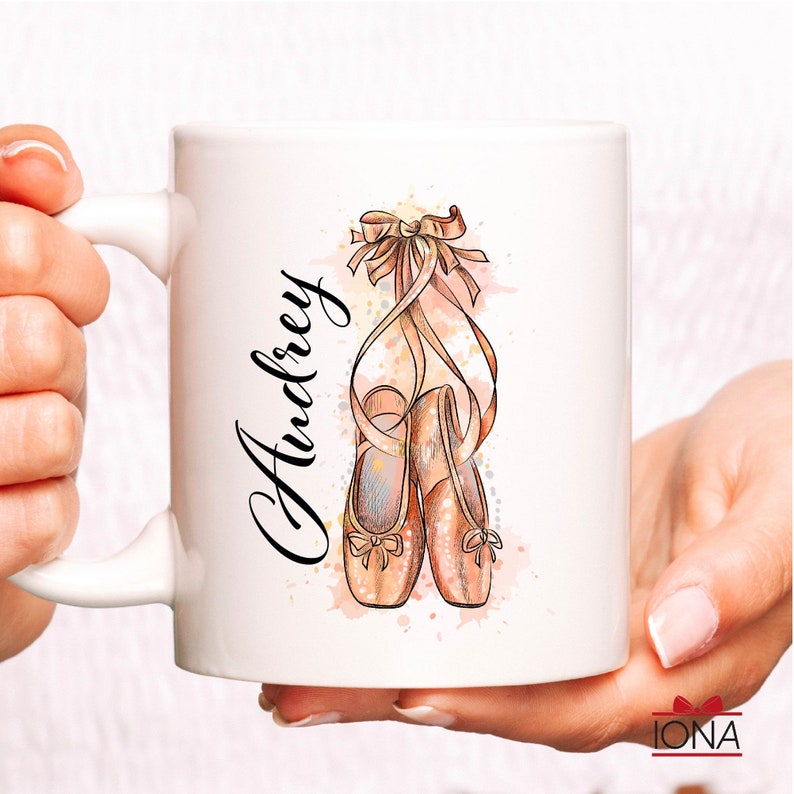 Ballerina Mug, Gift for Ballerina, Gift for Women,Custom Ballerina Gifts, Dancer Gift, Ballet Gift, Dance Teacher Gift, Gift for Dancer image 2