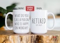 Retirement Gifts for Women Men, What Do You Call A Person Happy On Monday, Funny Retirement Gift from Coworkers, Happy Retirement Gifts Idea