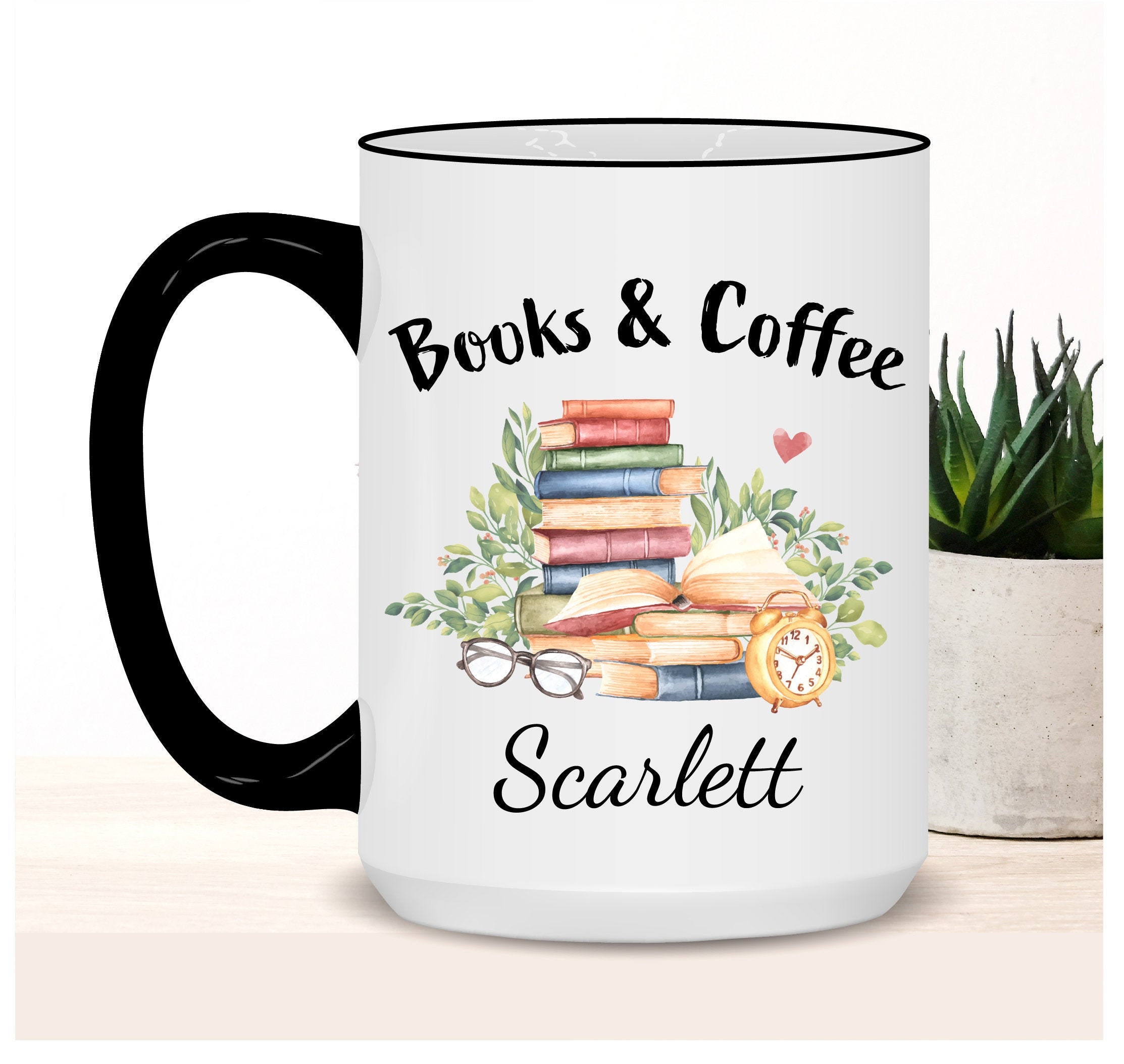 Book Mug Book Coffee Mug Book Lover Gifts for Her Custom Etsy