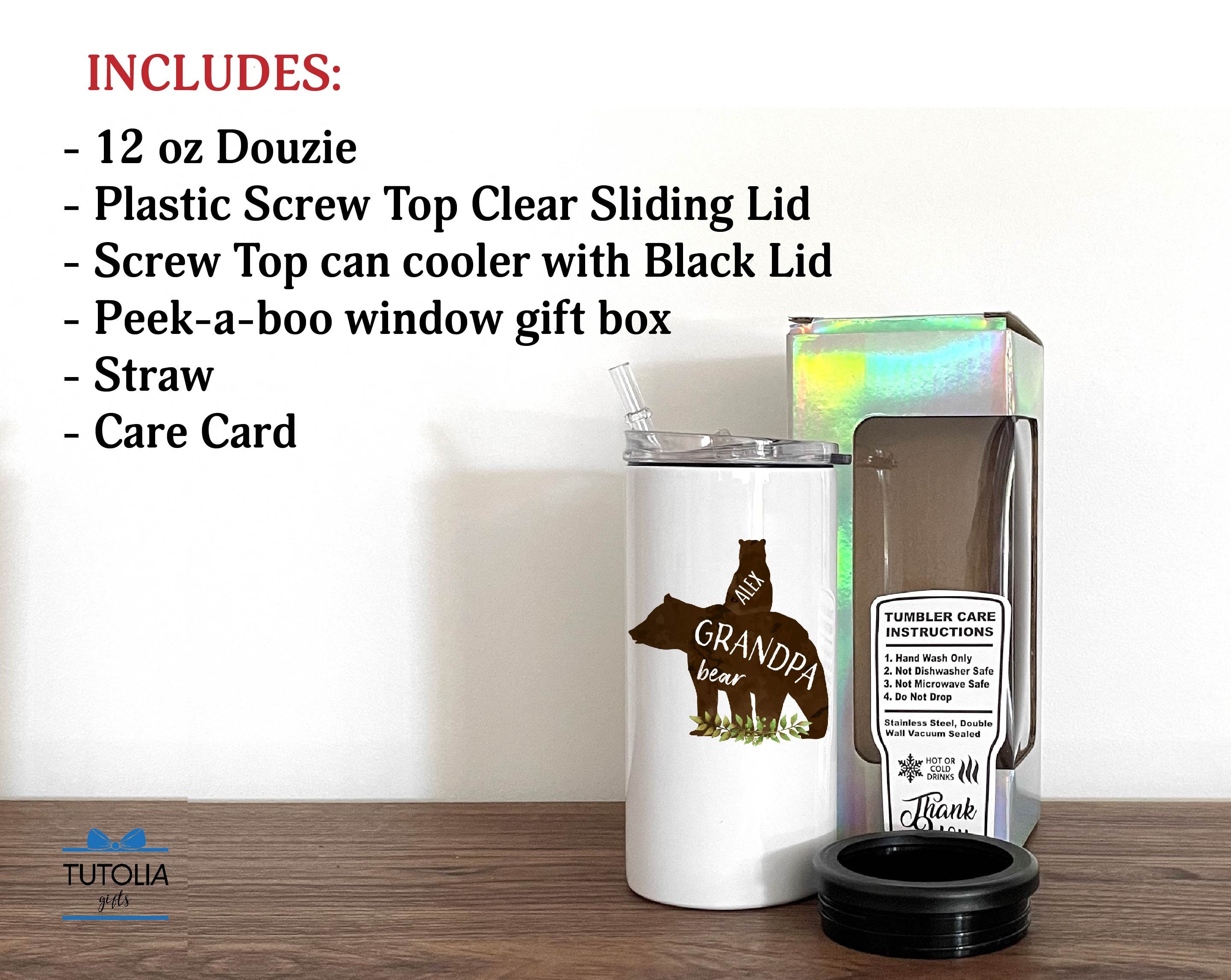 4 in 1 Can Cooler STAINLESS STEEL | Dancing Bear Tumbler